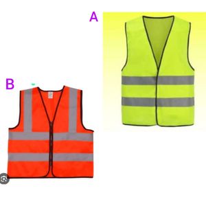 High Visibility Safety Vest with Reflective Strips – Zipper Design