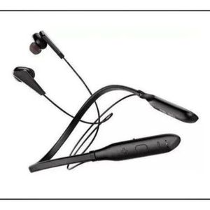 U&I Original Wireless Neckband Earphones – In-Ear Sports Headset With Mic & Volume Control (Black