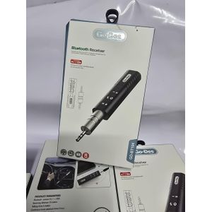 Go-des Bluetooth 4.1 Receiver Adapter 3.5mm for Music Streaming, Car & Headphones