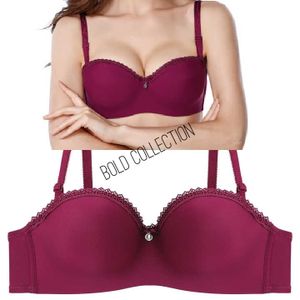 B Cup One Thinly Padded No Wire Pure Heavy Weight Silk Bra