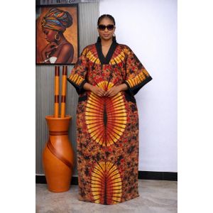 Ladies Ankara Cotton Maxi Dress