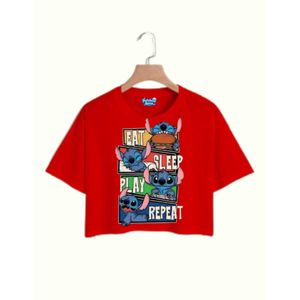 Women's casual crop tshirt