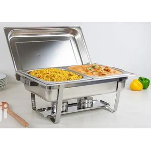 2 partion chaffin  Dishes