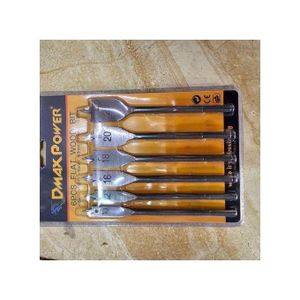 FLAT WOOD DRILL BITS 6PCS