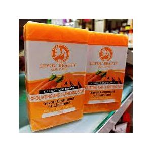 Carrot Skin care carrit and papaya exfoliating and clarifying soap-250g