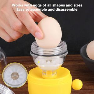 Rope-Operated Egg Mixer – Manual Egg Beater for Whole Eggs
