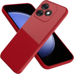 Soft Flexible Silicone Case for TECNO Spark 10, Shockproof Anti-Scratch Slim TPU Protective Back Cover (Maroon)