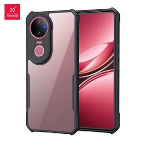Xundo Case for vivo V50 clear bumper case with camera protection shockproof protective cover 