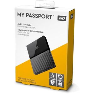 WD My Passport 4TB Black/Blue/Red