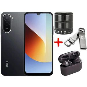 Redmi A7 PRO, 4GB RAM + 128GB ROM Storage, 50MP, 6.9", 6000mAh, Dual Sim, (12 MONTHS WARRANTY) - BLACK + FREE GIFTS