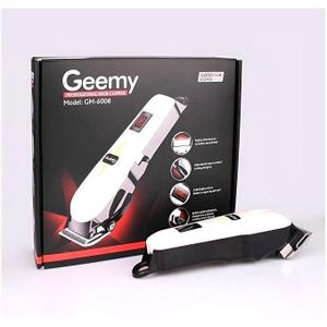 Geemy Professional Cordless Barber Hair Clipper – Precision Cutting // Electric Rechargeable Hair Clipper for Men
