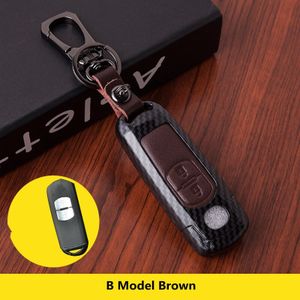 Cheap Leather Car Key Case Protector Cover Keychain Holder Accessories For  Mazda 3 6 Sedan CX-30 CX-5 CX-9 MX-5 CX5 CX-7 CX7 CX9 MX5 MIATA