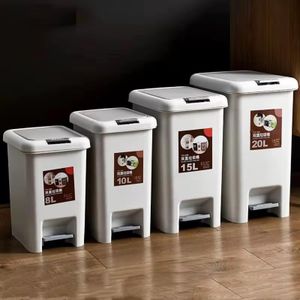 Modern Pedal Dustbin With Dual Opening of Hand Press or Leg Press