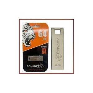 Advance  64 GB METAL USB FLASKDISK // 64GB FLASH DISK - SILVER FOR SAMSUNG, DELL LAPTOPS, TOSHIBA LAPTOPS, TVS & BLUETOOTH SPEAKER