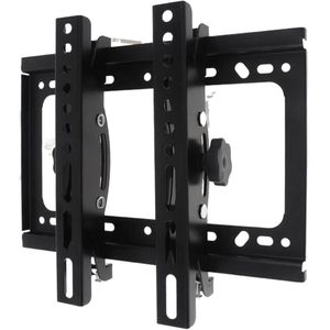 Universal Tilt TV Wall Mount – Model 42T – Heavy Duty Bracket for 15-55 Inch Flat Screen TVs – Adjustable Tilting Angle – VESA Compliant – Max Load 40kg – Black