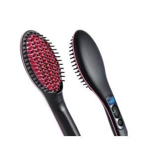 Simply Straight Ceramic Hot Comb Hair Brush – Fast Straightening, Shiny Smooth Hair