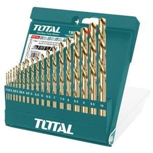 TOTAL HSS twist drill bits set