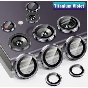 Camera Lens Protector for Samsung Galaxy S24 Ultra, Tempered Glass, Easy Install Äž Black, Anti-Scratch, Night-Shooting Anti-Glare, and Protective Phone Cover