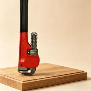  SIZE 14"  HEAVY DUTY ADJUSTABLE PIPE WRENCH SPANNER / PIPE RANGE
