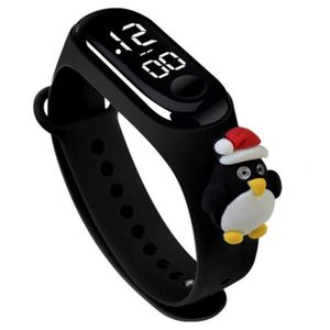 Children Watch Birthday Gift For Child Boy / Girl Smart LED Digital Cartoon Kids Watch, Waterproof Bracelet Wristwatch made of silicon material 