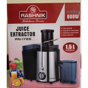 Rashnik 600W Juice Extractor – Stainless Steel Juicer Machine