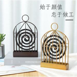 Mosquito Coil Holder,Incense Holder Retro Portable Iron Mosquito Coil & Incense Burner Mosquito Repellent Metal Frame for Home Outdoor Patio,Living Room 
