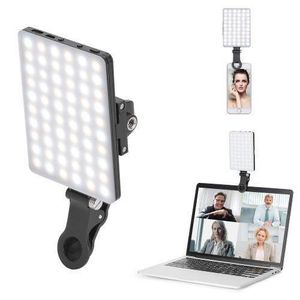 LED Selfie Light Makeup Fill Light Clip Photography Video Photo Light Clip Bracket For Notebook Computer Mobile Phone