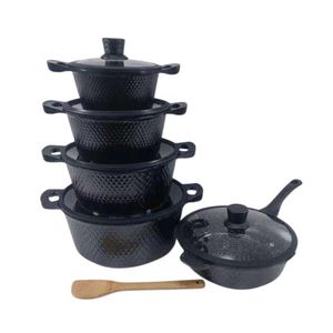 Bosch 10pcs Heavy Duty Premium Quality Non Stick Cookware Set German Life Pots and Pans