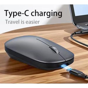 Gen Wireless Bluetooth + 2.4G Dual-mode Rechargeable Optical Mouse
