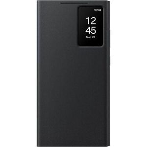 Samsung Galaxy S24 Ultra S-View Wallet Phone Case, Protective Cover With Smart Small Screen View, Finger Tap Control, Slim Design, Card Holder Pocket