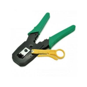 Heavy-Duty Network Crimper Tool - 3-in-1 Stripper Pliers for RJ-45/RJ-11