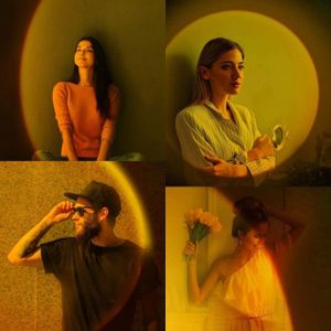 Sunset Projection Lamp for Photography & Room Decor – LED Night Light