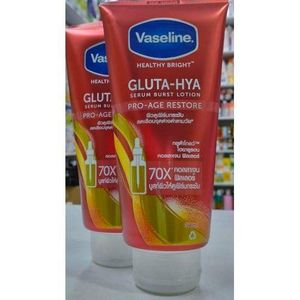Vaseline Gluta-Hya Serum Burst Lotion Pro Age Restore With Collagen Reduces Age Spots, Gives Firm And Supple Skin