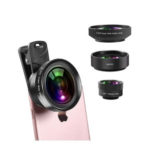 Mobile Phone Camera Lens Kit Wide Macro Fish Eye