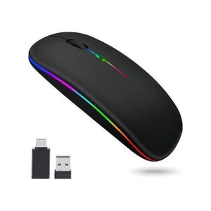 HP  W10 Rechargeable Wireless RGB Bluetooth, Wireless, Slim Mouse Dual Model 2.4GHz Reachable