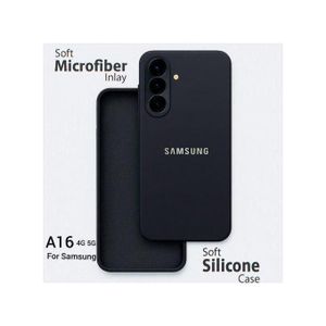 Orignal Samsung Galaxy A16 Black Original Silicone Unique Phone Case/ Cover