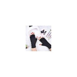 UV Gloves for Gel Manicures UPF50+ Fingerless UV Light Gloves for Gel Nails UV Nails Gloves Manicure Gloves UV Protection Gloves