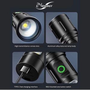 Mini Pocket LED Flashlight – USB Rechargeable & Travel-Friendly