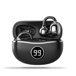 Bolizma Wireless Open Ear Earbuds with Bluetooth 5.4, Air Clip-on Design, Lightweight Comfort, Stable Fit Open Ear Bluetooth Earphones, Built-in Mic, 50H Play