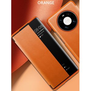 Fashion Square Leather Phone Case For Huawei Mate 40 Pro Plus