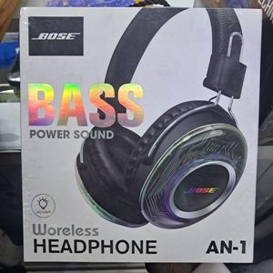 Bose AN-1 Wireless Bluetooth Over-Ear Headphones – Bass Power Sound, LED Light, Stereo Headset