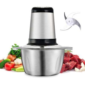 Sokany LB7005A 800 W Electric Kitchen Chopper With 3 L Stainless Steel Bowl, Multi Chopper With 2 Speed Levels, Meat Grinder With 4 Blades For Meat, Onions, Fruit, Vegetables