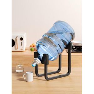 Portable Water Dispenser Stand with Nozzle Rust-Resistant Non Slip BPA Free for 20 Litre Water Bottle, Stand Rack for Home and Office Use (Black)