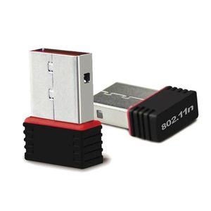 Driver-free USB wireless network adapter / Desktop Wi-Fi receiver / Mini 150Mbps transceiver / Black