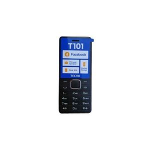 Tecno T101,Dual Sim, Wireless FM- Black
