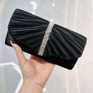 STY Lady Evening Bags Elegant Clutch Bag Mini Handbags Tiny Rhinestone Decoration Bag