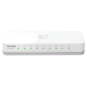 D-Link  DES-1008C/B 8-Port 10/100 Mbps Unmanaged Ethernet Switch with UK Plug (DES-1008C)