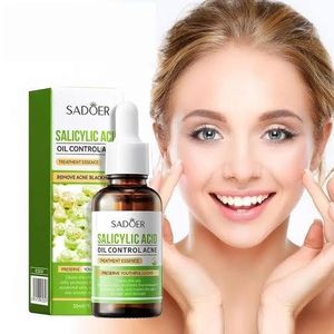 SADOER Salicylic Acid Anti Acne Serum - Anti Inflammatory & Anti-Acne Serum for Treatment and Prevention of Acne Growth, Brightening Acne Blemishes 30ml