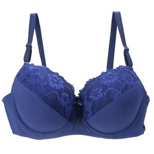 Fashion Y Women Bra Lace Big Te Full Cup Underwired Support Bra Top Lingerie  Plus Size 40 42 44 46 48 50 DD E F FF G Cup
