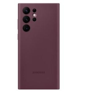Soft Silicone Back Cover for Samsung Galaxy S22 Ultra – Protective, Shockproof, Ultra-Thin, Anti-Scratch, Anti-Fingerprint – Maroon